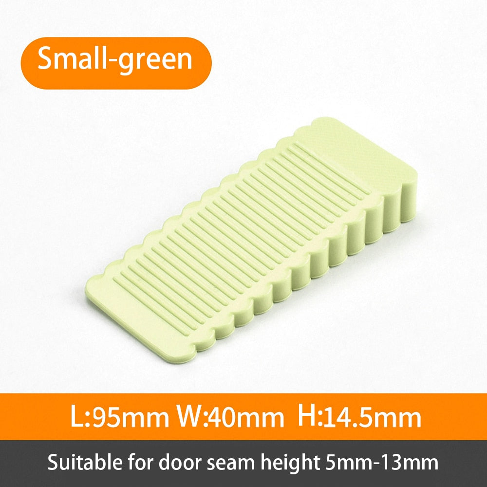 Mute Non-punch Silicone Door Stopper Touch Toilet Wall Absorption Door Plug Anti-bump Door Holder Gear Gate Resistance Door Stop.